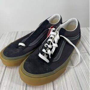 Vans Style 36 Gum Asphalt Black Suede Canvas Skate Shoes Women 10 Men 8.5 NEW